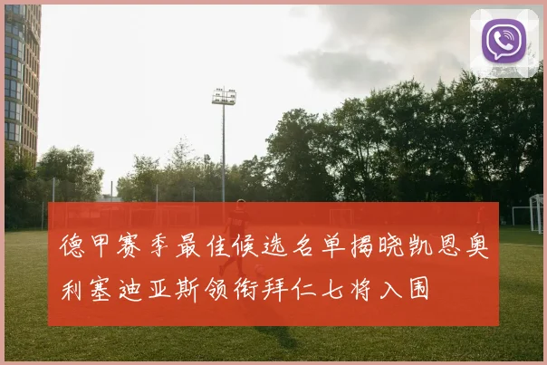 德甲赛季最佳候选名单揭晓凯恩奥利塞迪亚斯领衔拜仁七将入围
